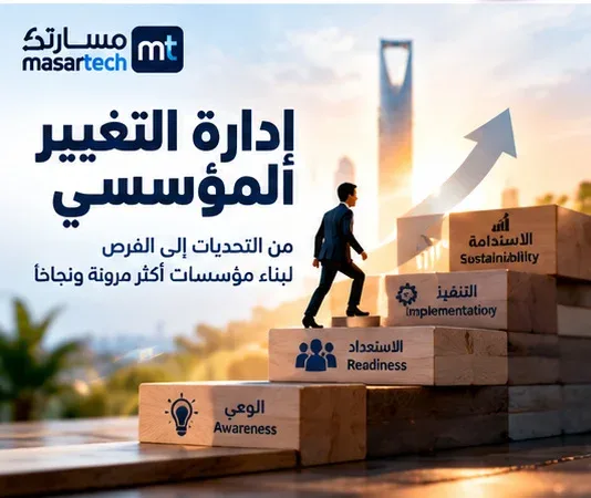 إدارة التغيير المؤسسي: خطوات التنفيذ ومقاومة التغيير مع مثال