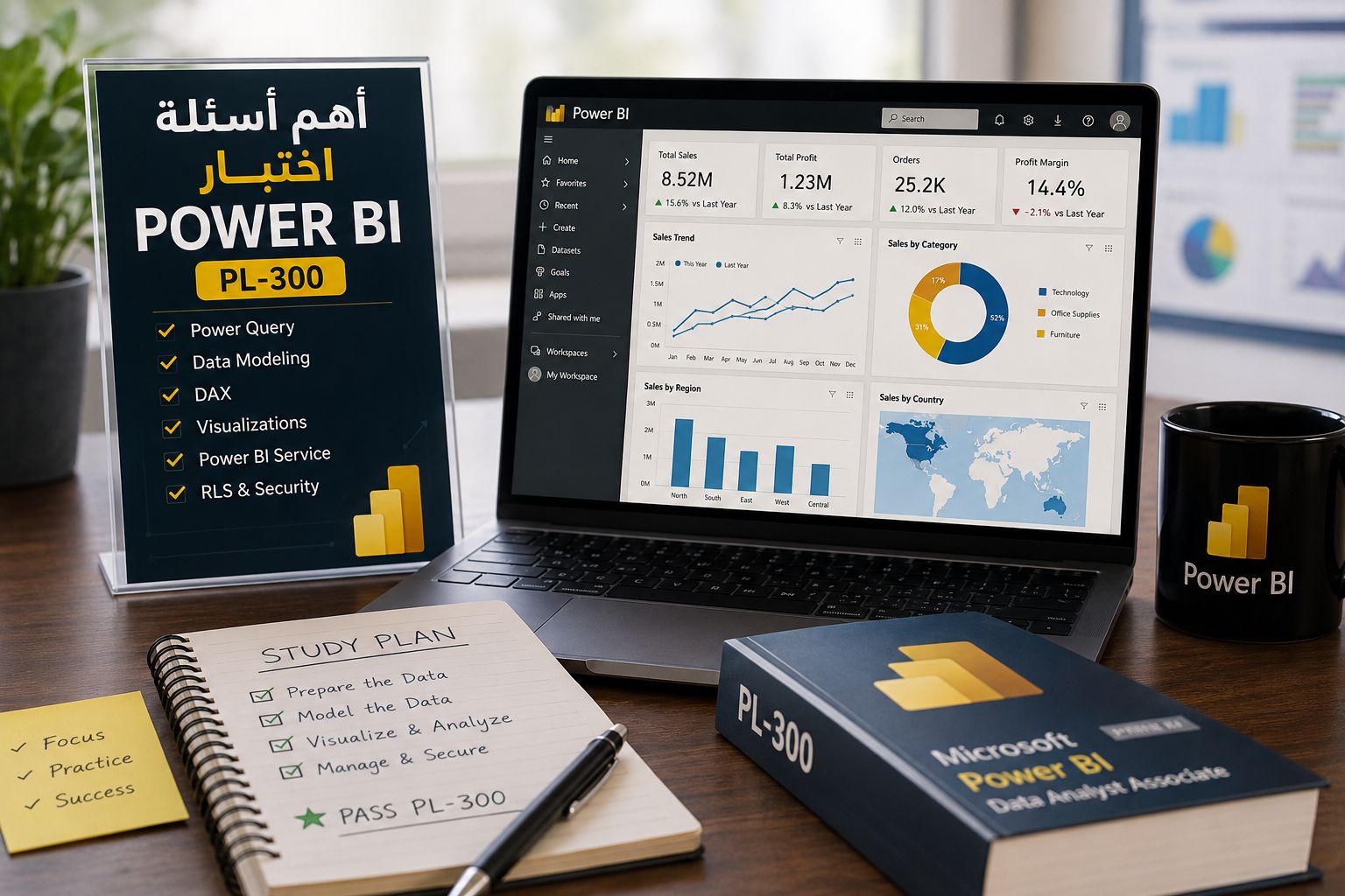 أهم أسئلة اختبار Power BI PL-300 مع الإجابات – دليل الاستعداد 2026