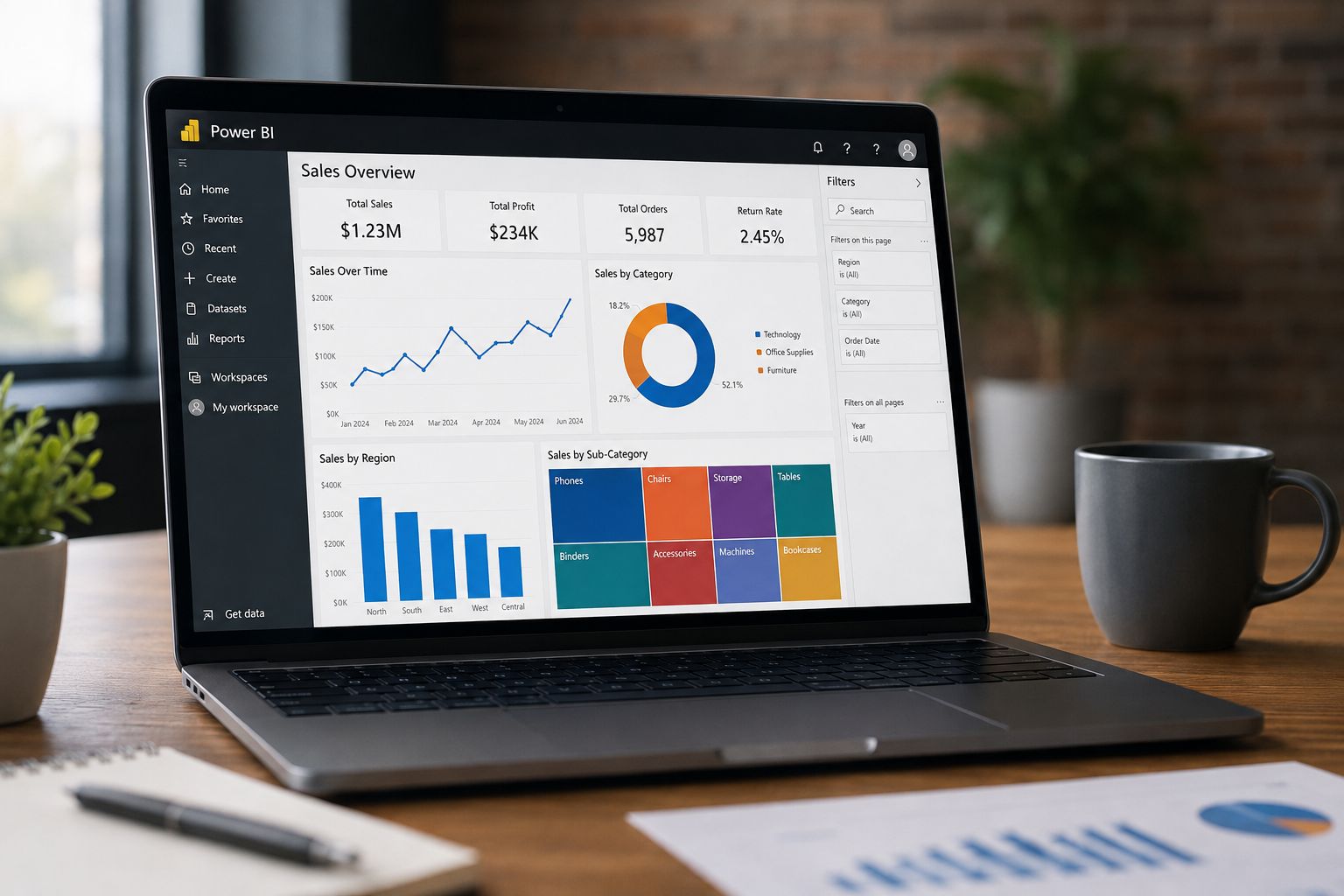 أهم أسئلة Power BI مع الإجابات والتفسير | دليل التحضير لاختبار PL-300 2026