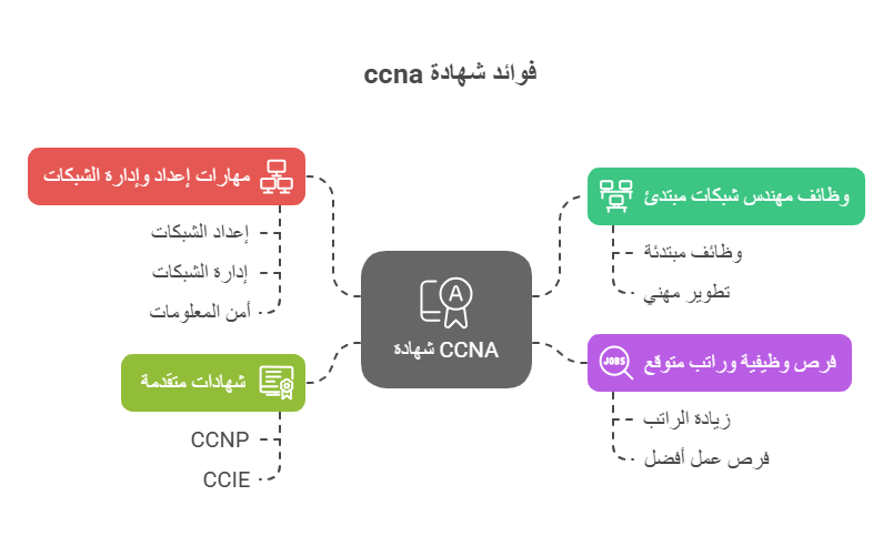 فوائد شهادة ccna